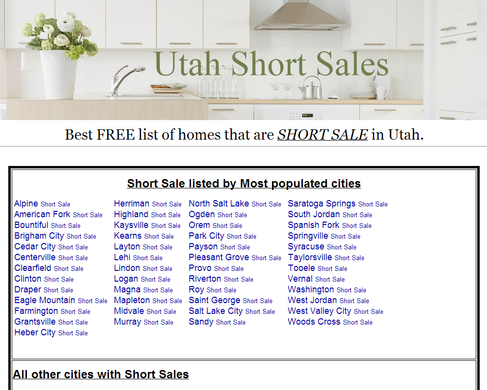 short sales in utah county 8014770219